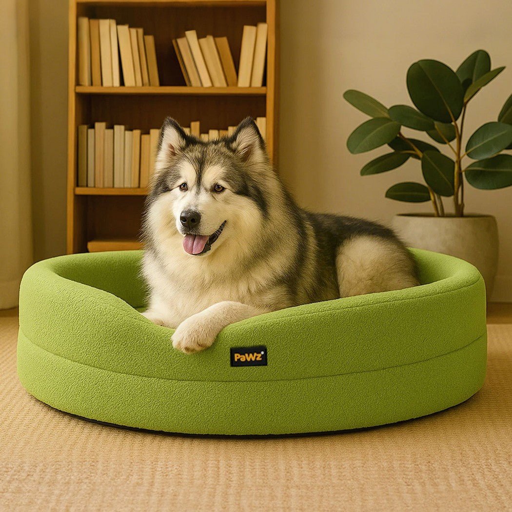 Orthopedic Memory Foam Calming Dog Bed XX - Large - Green - Rivercity House & Home Co. (ABN 18 642 972 209) - Affordable Modern Furniture Australia