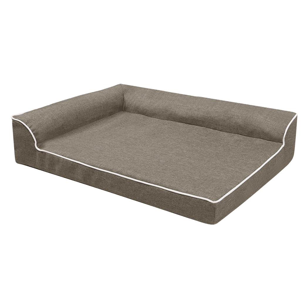 Orthopedic Memory Foam Dog Bed Medium - Coffee - Rivercity House & Home Co. (ABN 18 642 972 209) - Affordable Modern Furniture Australia
