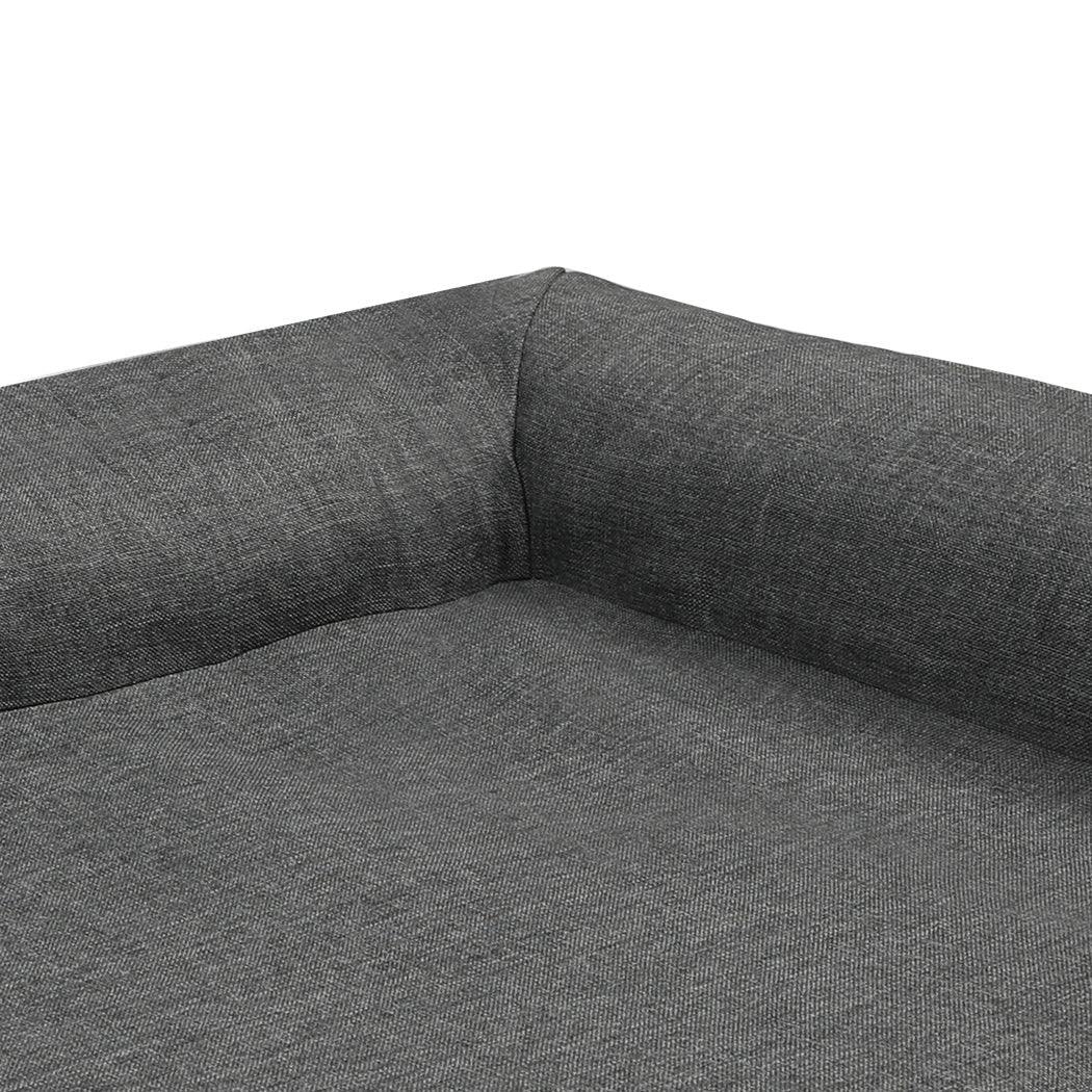 Orthopedic Memory Foam Dog Bed Medium - Grey - Rivercity House & Home Co. (ABN 18 642 972 209) - Affordable Modern Furniture Australia