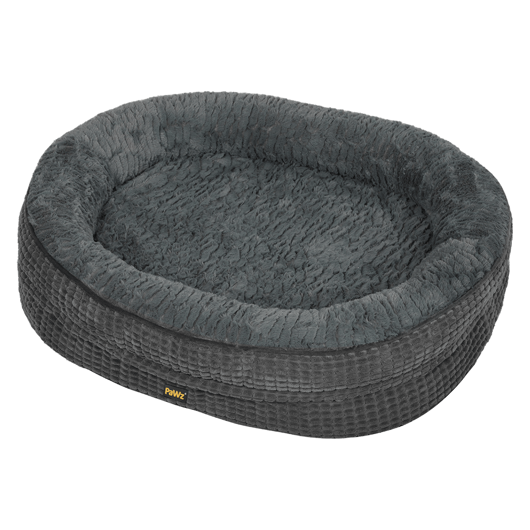 Orthopedic Plush Dog Bed XXXL Size Soft Washable Cushion - Grey - Rivercity House & Home Co. (ABN 18 642 972 209) - Affordable Modern Furniture Australia