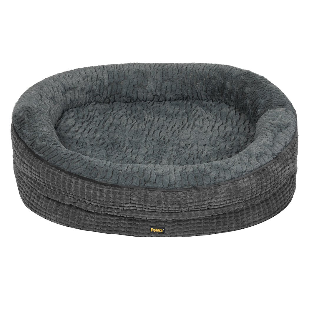 Orthopedic Plush Washable Dog Bed L Size - Grey - Rivercity House & Home Co. (ABN 18 642 972 209) - Affordable Modern Furniture Australia