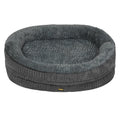 Orthopedic Plush XXL Dog Bed with Washable Cover - Grey
