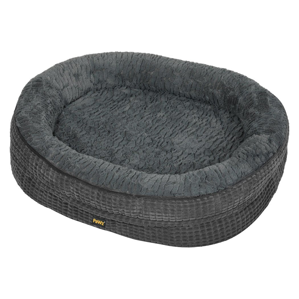 Orthopedic Plush XXL Dog Bed with Washable Cover - Grey - Rivercity House & Home Co. (ABN 18 642 972 209) - Affordable Modern Furniture Australia