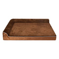 Orthopedic XL Dog Bed with Memory Foam Support - Coffee