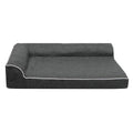 Orthopedic XL Dog Bed with Memory Foam Support - Grey