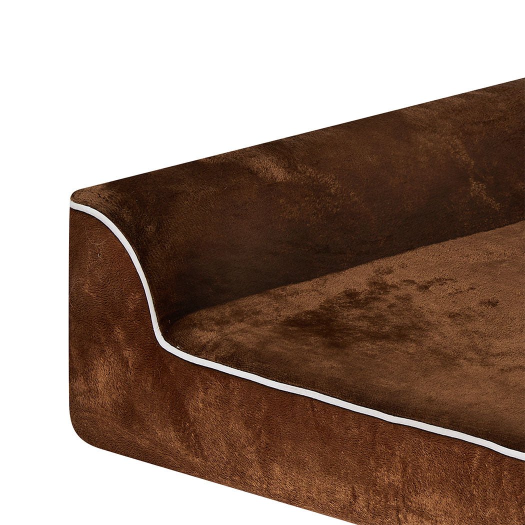 Orthopedic XXL Dog Bed with Memory Foam Support - Coffee - Rivercity House & Home Co. (ABN 18 642 972 209) - Affordable Modern Furniture Australia