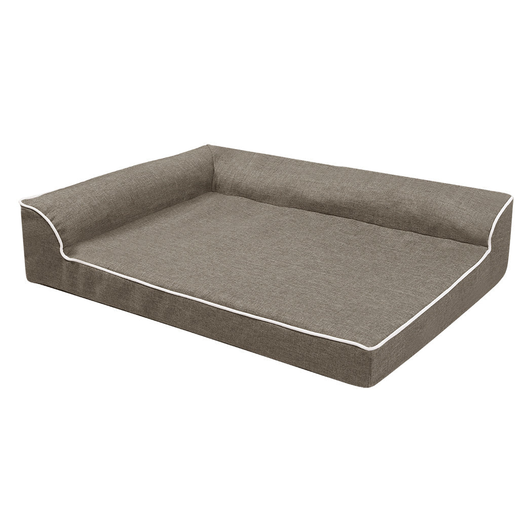 Orthopedic XXL Dog Bed with Memory Foam Support - Coffee - Rivercity House & Home Co. (ABN 18 642 972 209) - Affordable Modern Furniture Australia