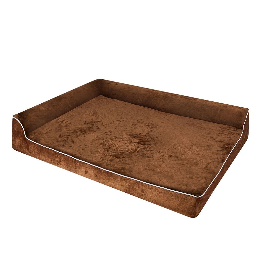 Orthopedic XXL Dog Bed with Memory Foam Support - Coffee - Rivercity House & Home Co. (ABN 18 642 972 209) - Affordable Modern Furniture Australia