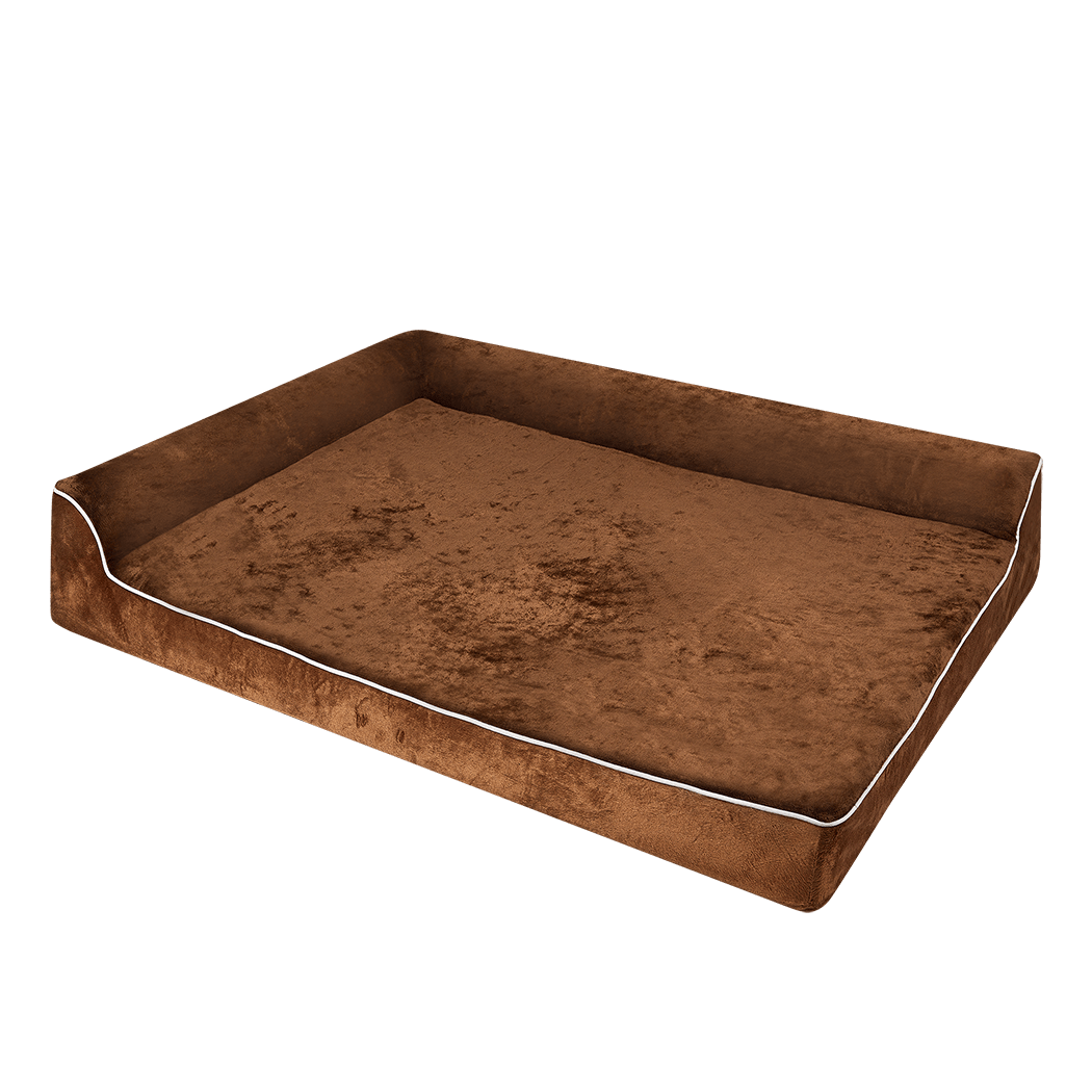 Orthopedic XXL Dog Bed with Memory Foam Support - Coffee - Rivercity House & Home Co. (ABN 18 642 972 209) - Affordable Modern Furniture Australia