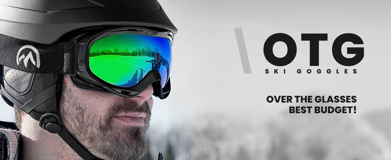 OTG Ski Goggles - Over Glasses Ski/Snowboard Goggles for Men, Women & Youth - 100% UV Protection-OM-5 - Outdoor Recreation > Snow Sports > Skiing & Accessories - Rivercity House & Home Co. (ABN 18 642 972 209) - Affordable Modern Furniture Australia