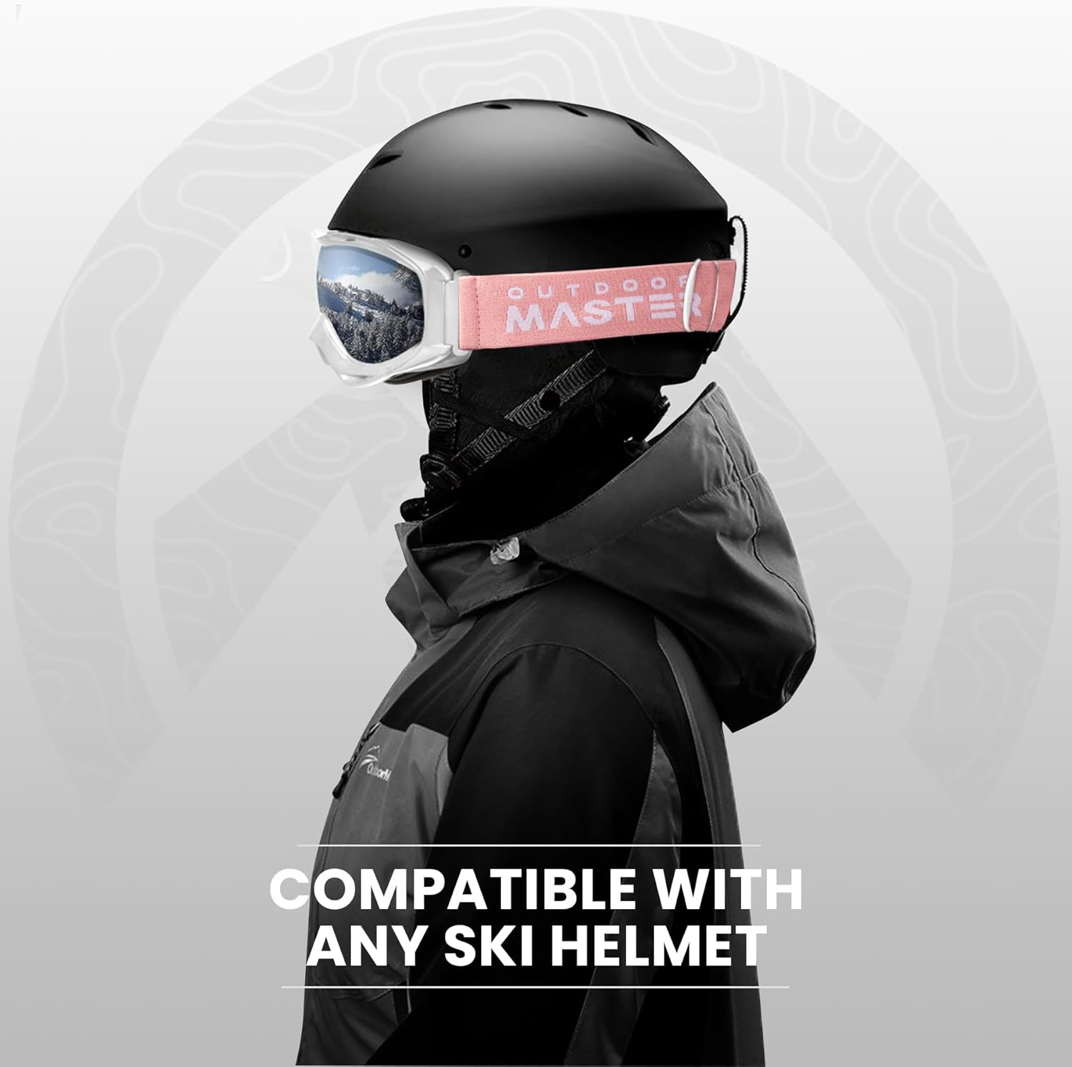OTG Ski Goggles - Over Glasses Ski/Snowboard Goggles for Men, Women & Youth - 100% UV Protection-OM-5 - Outdoor Recreation > Snow Sports > Skiing & Accessories - Rivercity House & Home Co. (ABN 18 642 972 209) - Affordable Modern Furniture Australia