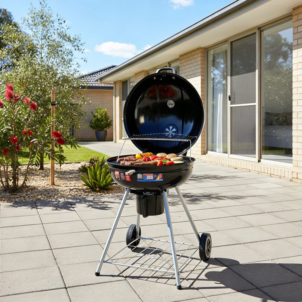 Outdoor BBQ Smoker Portable Charcoal Roaster - Home & Garden > BBQ > BBQ Tools - Rivercity House & Home Co. (ABN 18 642 972 209) - Affordable Modern Furniture Australia
