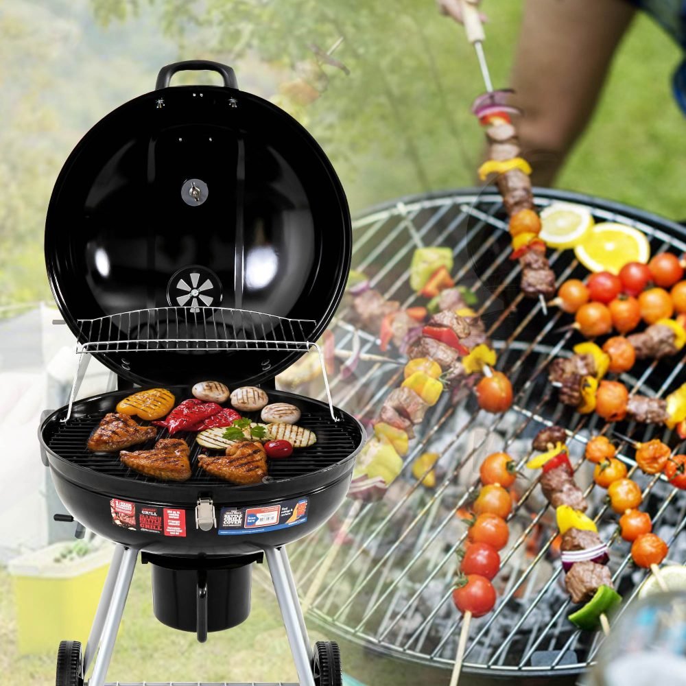 Outdoor BBQ Smoker Portable Charcoal Roaster - Home & Garden > BBQ > BBQ Tools - Rivercity House & Home Co. (ABN 18 642 972 209) - Affordable Modern Furniture Australia