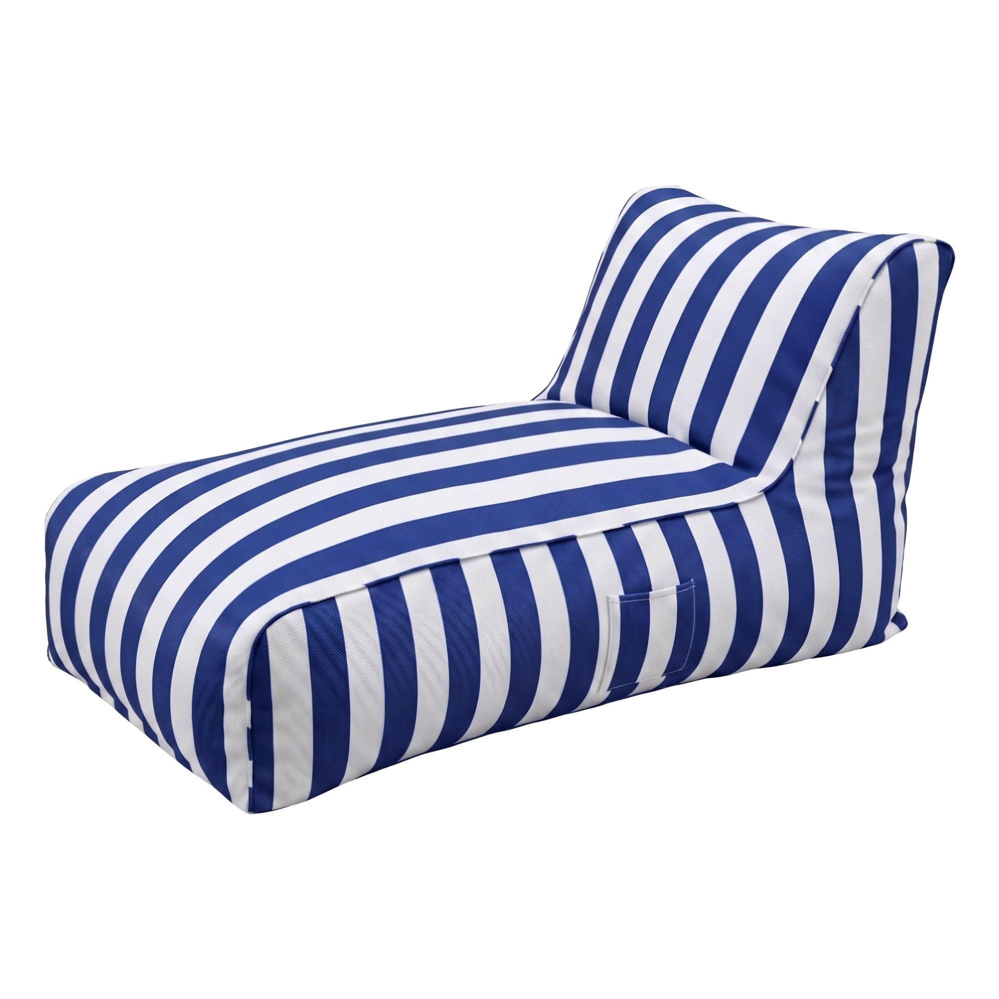 Outdoor Bean Bag Chair Cover (No Filler) Splash - Proof Beanbag Lounge Sofacover Stuffed Animal Storage Bean Bag Cover for Patio Poolside Relaxing, Blue - Furniture > Sofas > Sofa Accessories - Rivercity House & Home Co. (ABN 18 642 972 209) - Affordable Modern Furniture Australia