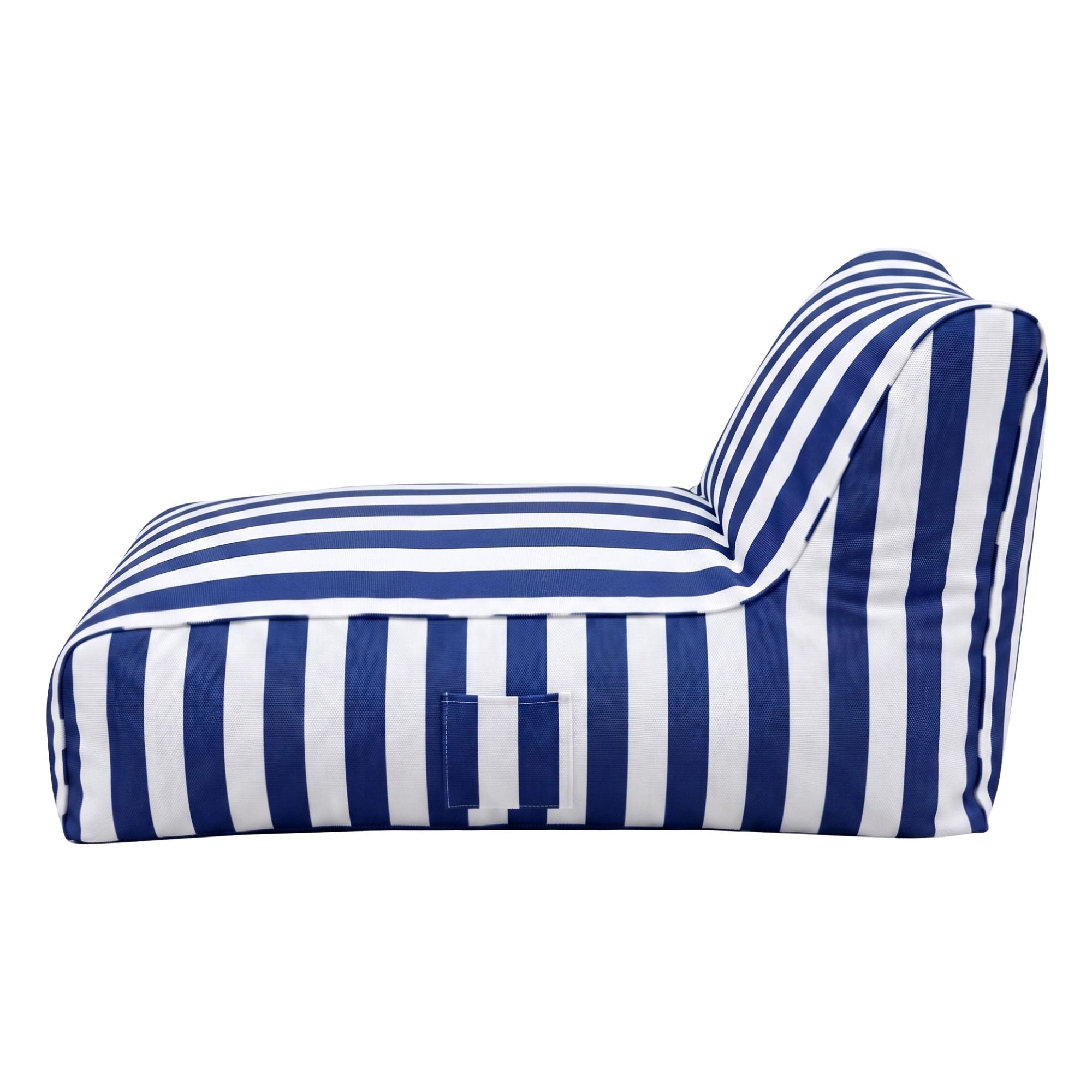 Outdoor Bean Bag Chair Cover (No Filler) Splash - Proof Beanbag Lounge Sofacover Stuffed Animal Storage Bean Bag Cover for Patio Poolside Relaxing, Blue - Furniture > Sofas > Sofa Accessories - Rivercity House & Home Co. (ABN 18 642 972 209) - Affordable Modern Furniture Australia