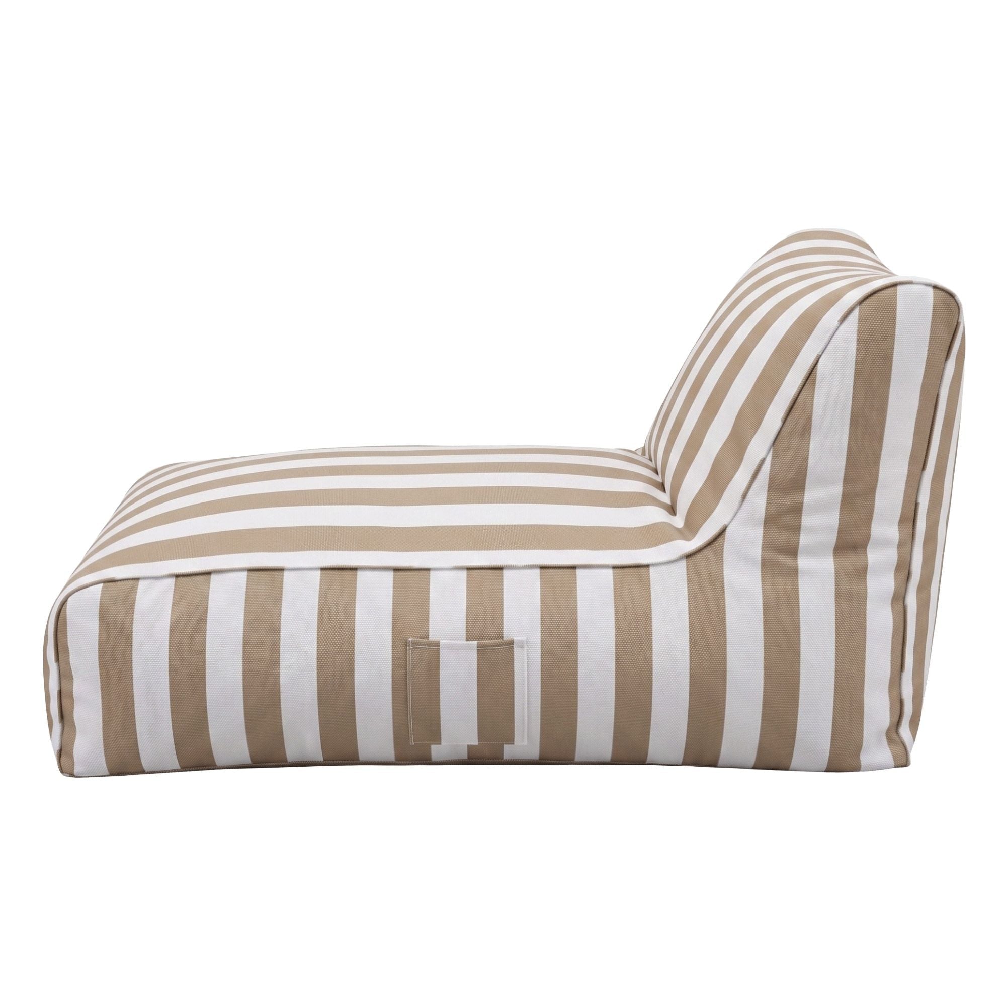 Outdoor Bean Bag Chair Cover (No Filler) Splash - Proof Beanbag Lounge Sofacover Stuffed Animal Storage Bean Bag Cover for Patio Poolside Relaxing, Taupe - Furniture > Sofas > Sofa Accessories - Rivercity House & Home Co. (ABN 18 642 972 209) - Affordable Modern Furniture Australia