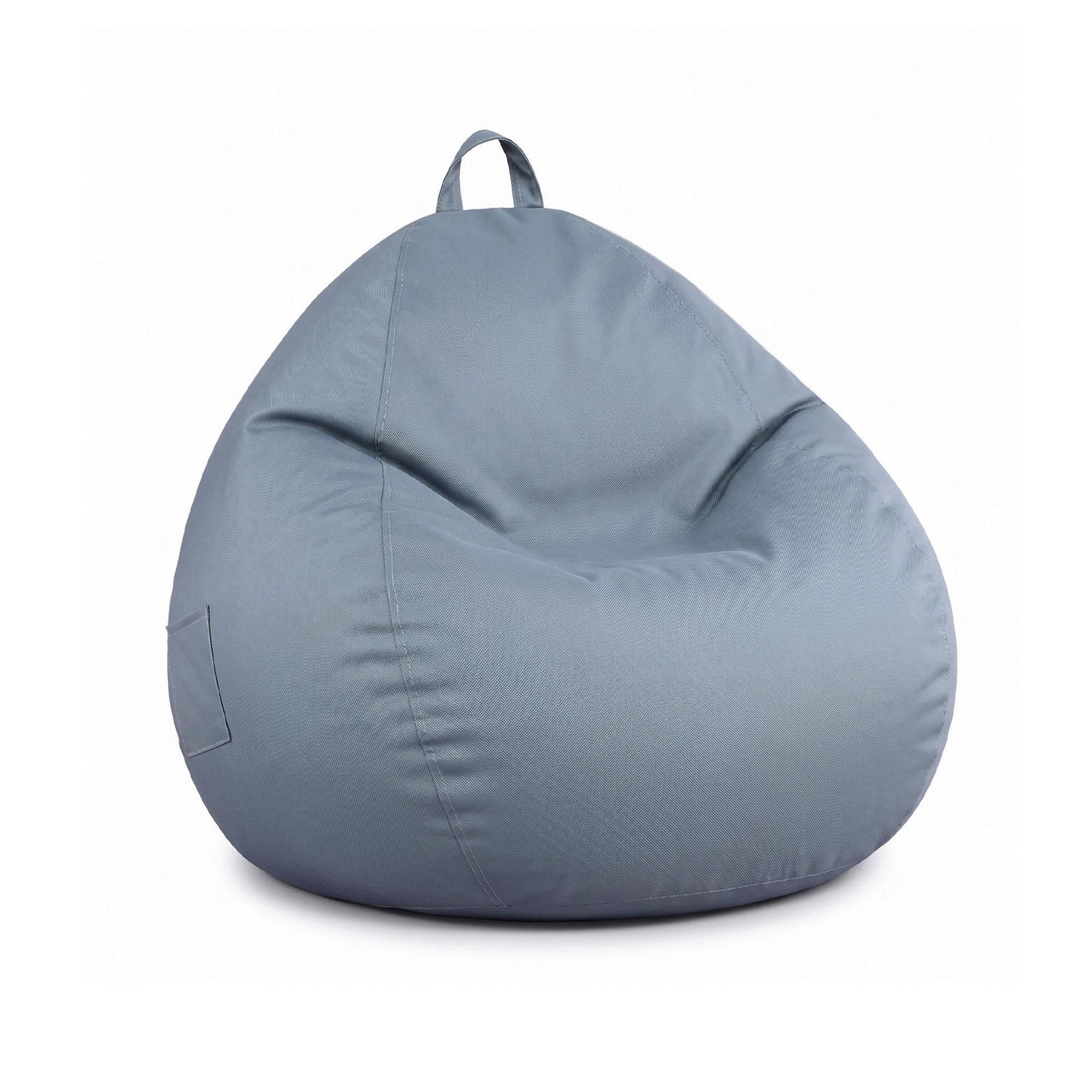 Outdoor Bean Bag Chair Cover (No Filler) Splash - Proof Beanbag Sofacover for Adults Teens Kids Stuffable Bean Bag Cover for Patio Poolside Relaxing, Grey - Furniture > Sofas > Sofa Accessories - Rivercity House & Home Co. (ABN 18 642 972 209) - Affordable Modern Furniture Australia