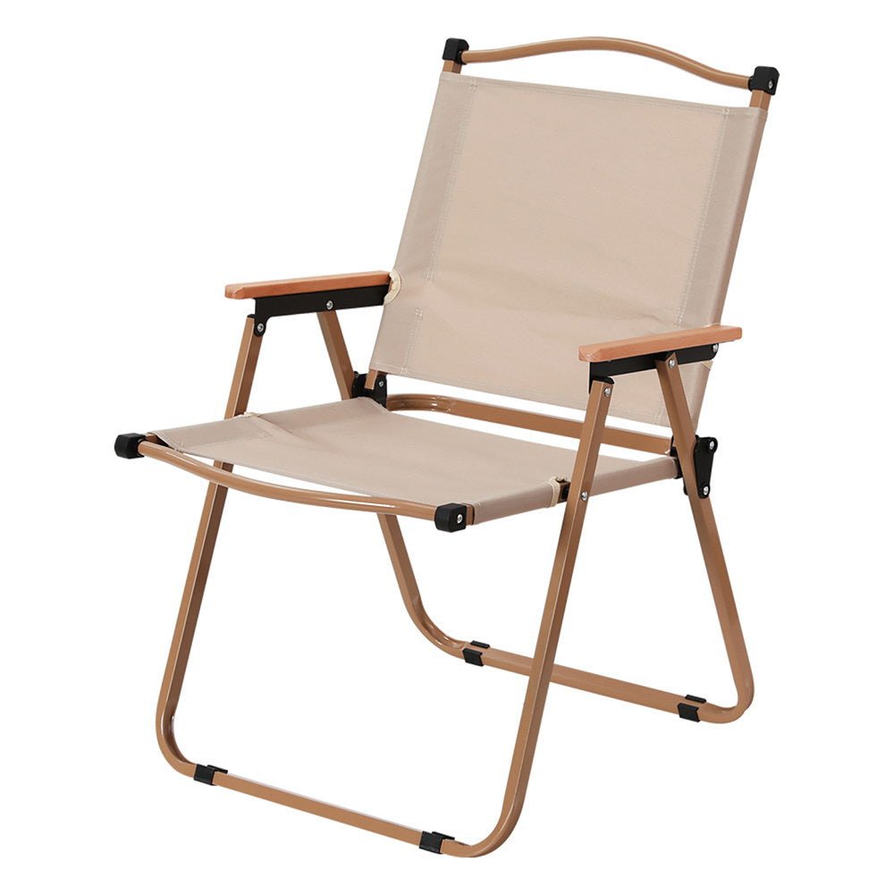 Outdoor Camping Chairs Portable Folding Beach Chair Patio Furniture - Furniture > Outdoor > Outdoor Sofas & Lounge Sets - Rivercity House & Home Co. (ABN 18 642 972 209) - Affordable Modern Furniture Australia