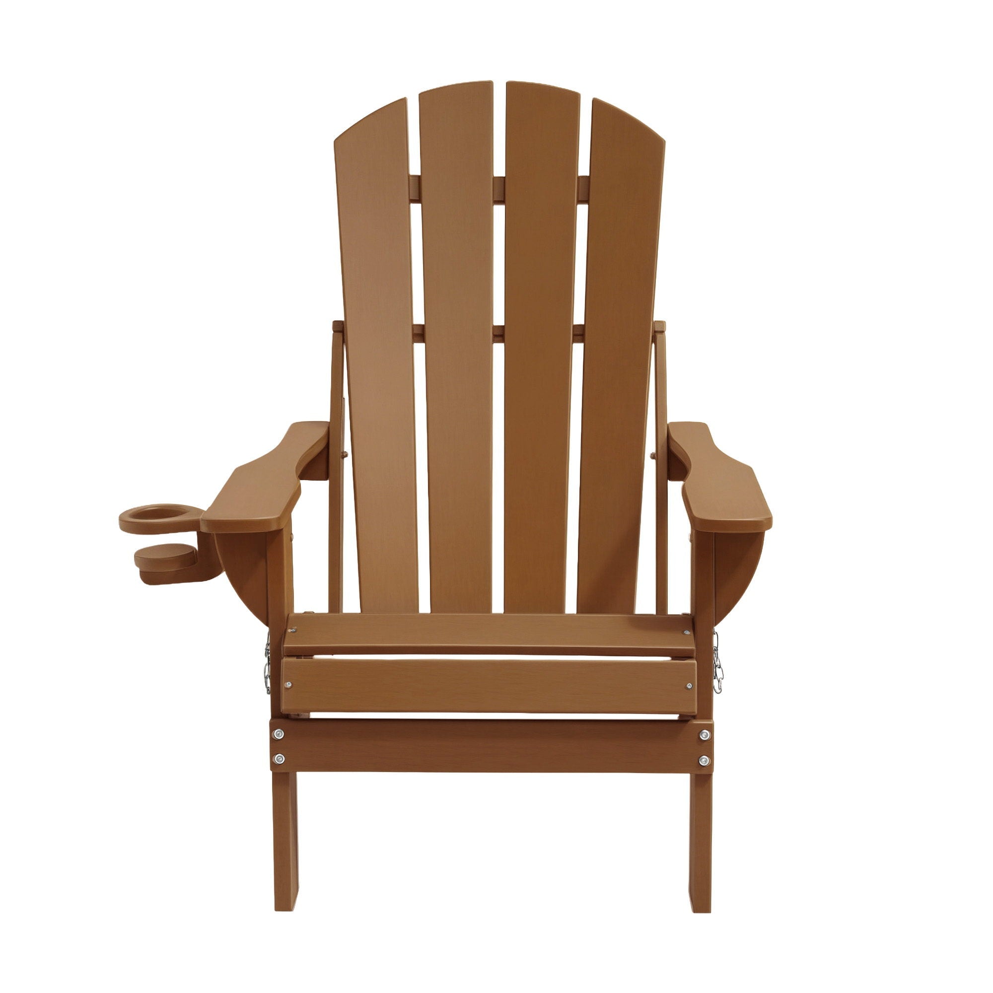 Outdoor Chairs Folding Adirondack Beach Chair HDPE Sun Lounge Patio Furniture Garden Brown - Furniture > Outdoor > Outdoor Chairs - Rivercity House & Home Co. (ABN 18 642 972 209) - Affordable Modern Furniture Australia
