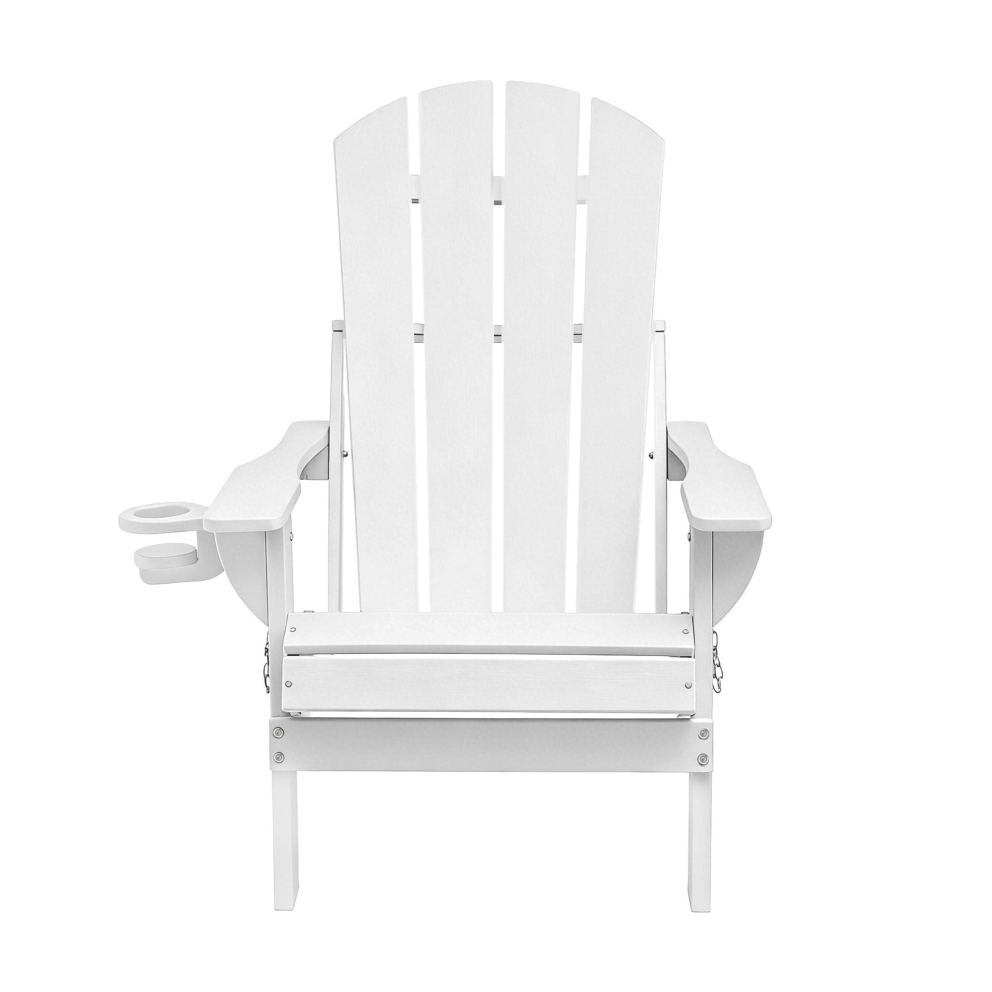 Outdoor Chairs Folding Adirondack Beach Chair HDPE Sun Lounge Patio Furniture Garden White - Furniture > Outdoor > Outdoor Chairs - Rivercity House & Home Co. (ABN 18 642 972 209) - Affordable Modern Furniture Australia