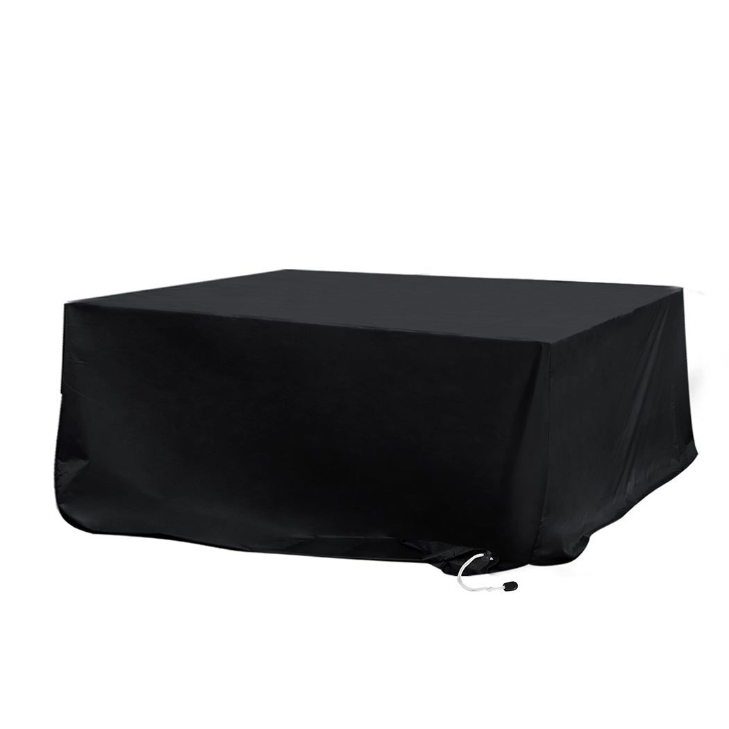 Outdoor Furniture Cover 15cm Waterproof Tear Resistant - Black - Rivercity House & Home Co. (ABN 18 642 972 209) - Affordable Modern Furniture Australia
