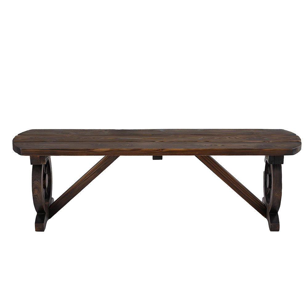Outdoor Garden Bench Seat Wooden Patio Furniture Wagon Dining Chair - Furniture > Outdoor > Outdoor Benches - Rivercity House & Home Co. (ABN 18 642 972 209) - Affordable Modern Furniture Australia