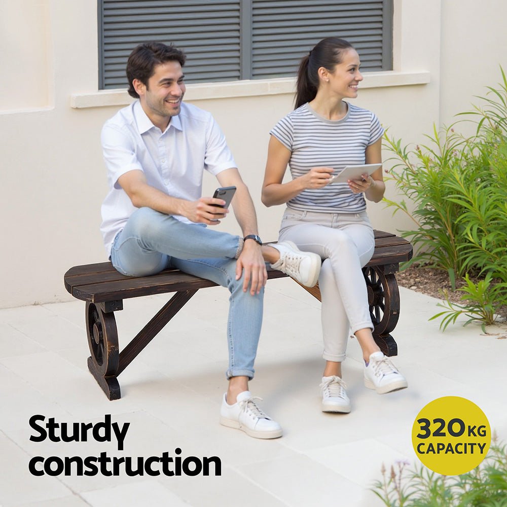 Outdoor Garden Bench Seat Wooden Patio Furniture Wagon Dining Chair - Furniture > Outdoor > Outdoor Benches - Rivercity House & Home Co. (ABN 18 642 972 209) - Affordable Modern Furniture Australia