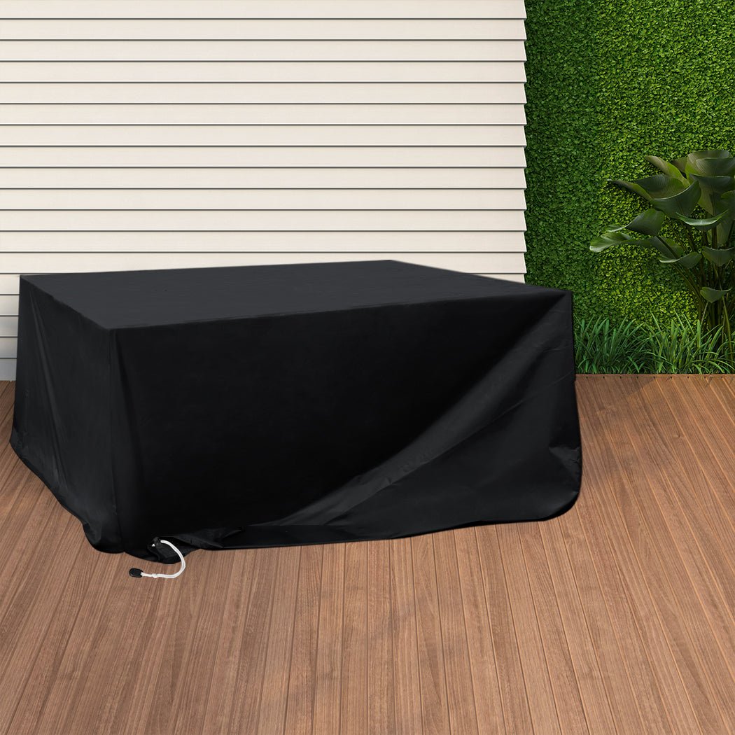 Outdoor Garden Furniture Cover 45cm Extension - Black - Rivercity House & Home Co. (ABN 18 642 972 209) - Affordable Modern Furniture Australia