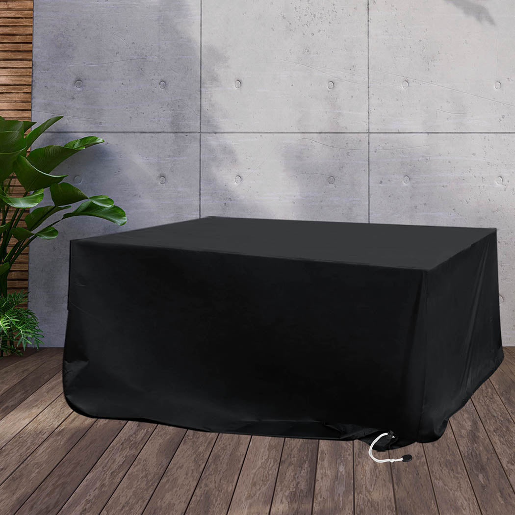 Outdoor Garden Furniture Cover 45cm Extension - Black - Rivercity House & Home Co. (ABN 18 642 972 209) - Affordable Modern Furniture Australia