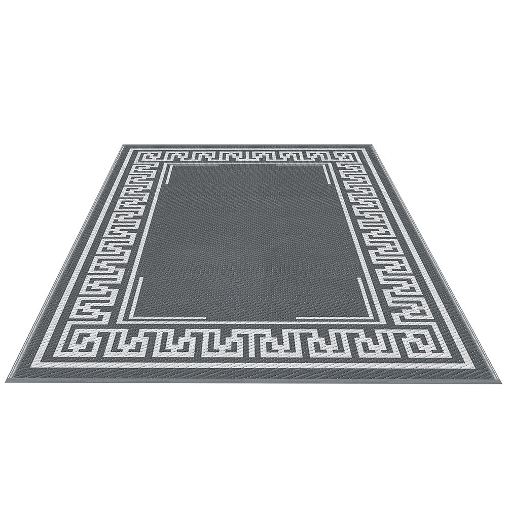 Outdoor Rugs 152x244cm Large Carpet Reversible Area Mat PP Dual - Sided Patio Rug Greek Key - Home & Garden > Rugs > Outdoor Rugs - Rivercity House & Home Co. (ABN 18 642 972 209) - Affordable Modern Furniture Australia