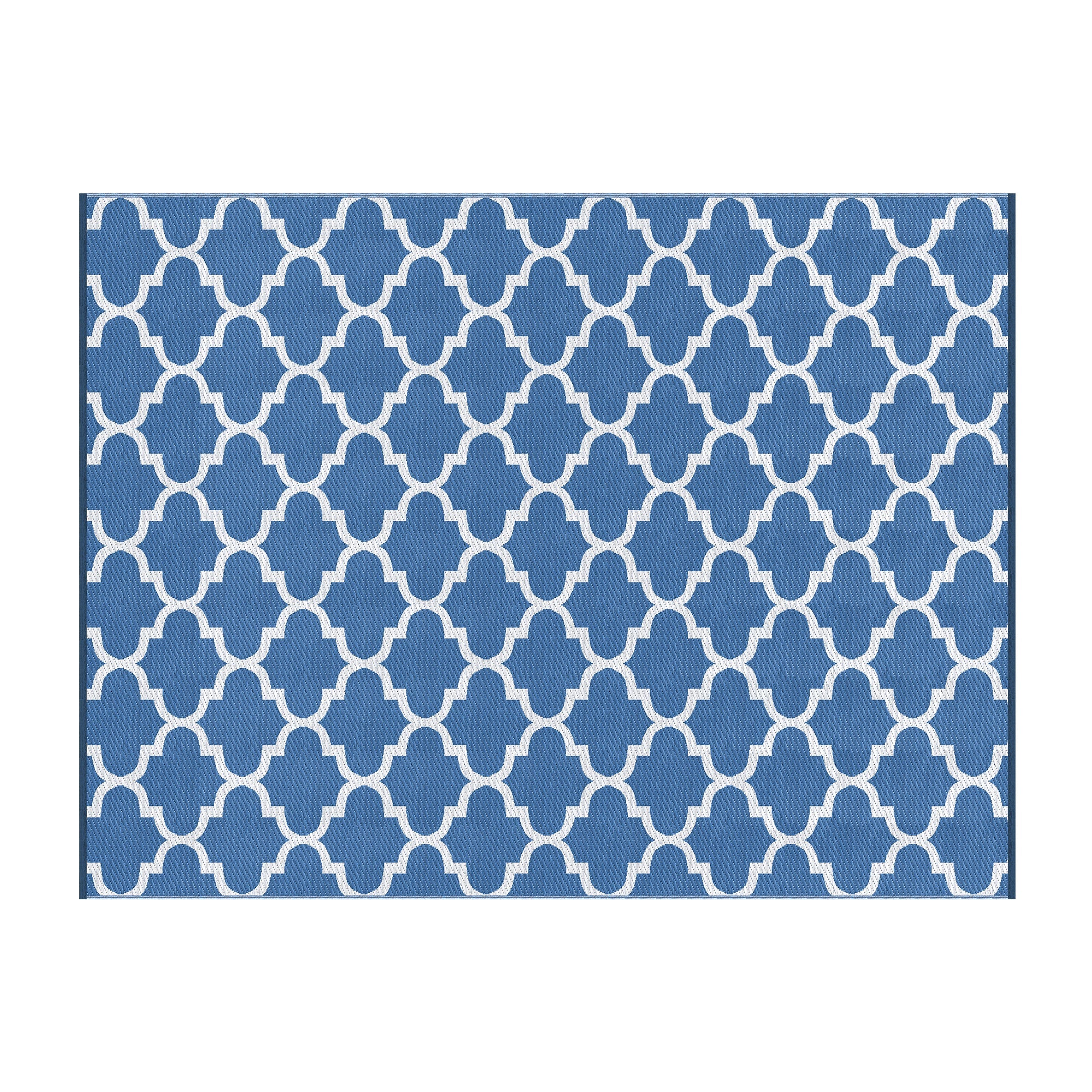 Outdoor Rugs 274x366cm Large Carpet Reversible Area Mat PP Dual - Sided Patio Rug Blue - Home & Garden > Rugs > Outdoor Rugs - Rivercity House & Home Co. (ABN 18 642 972 209) - Affordable Modern Furniture Australia