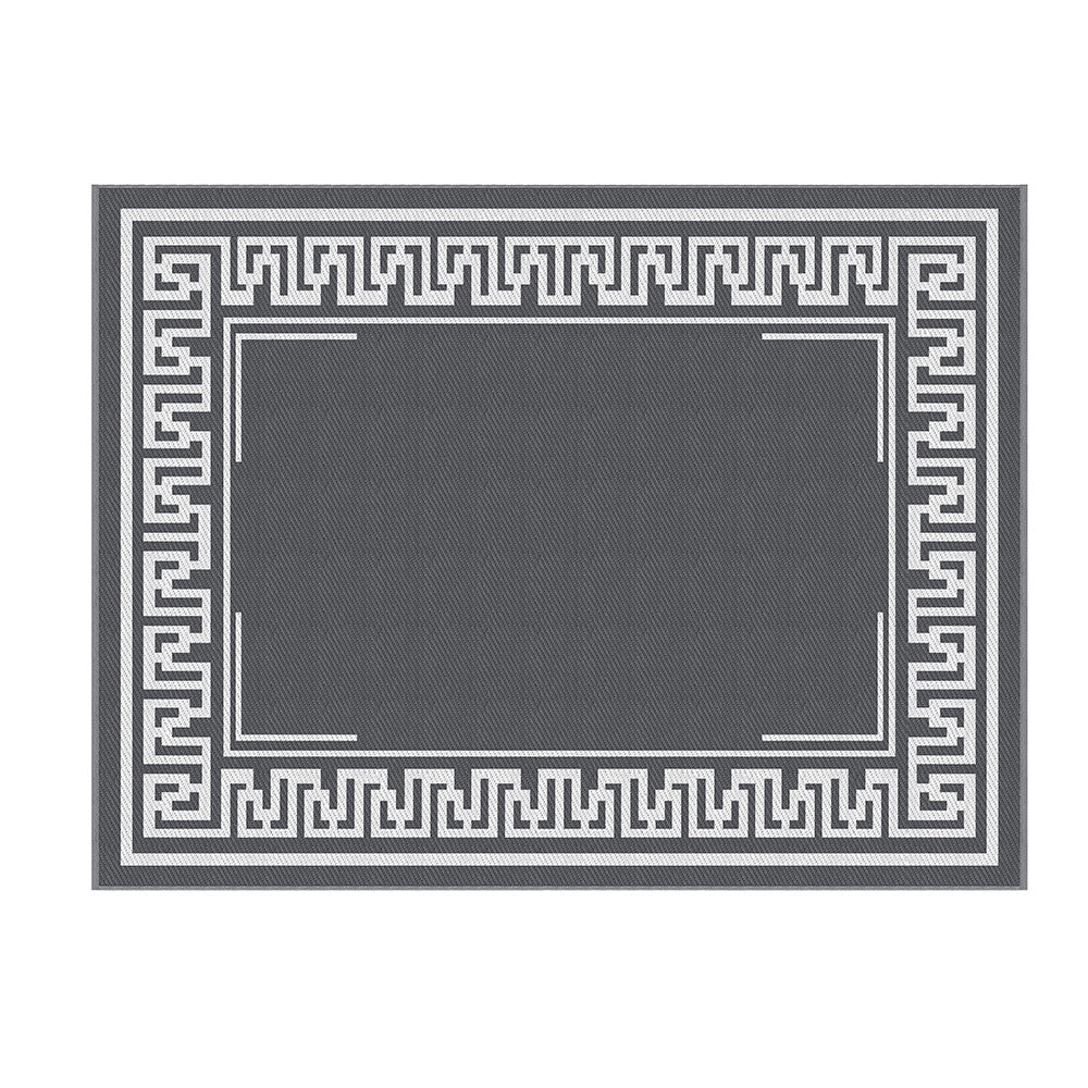 Outdoor Rugs 274x366cm Large Carpet Reversible Area Mat PP Dual - Sided Patio Rug Greek Key - Home & Garden > Rugs > Outdoor Rugs - Rivercity House & Home Co. (ABN 18 642 972 209) - Affordable Modern Furniture Australia