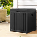 Outdoor Storage Box 195L Black