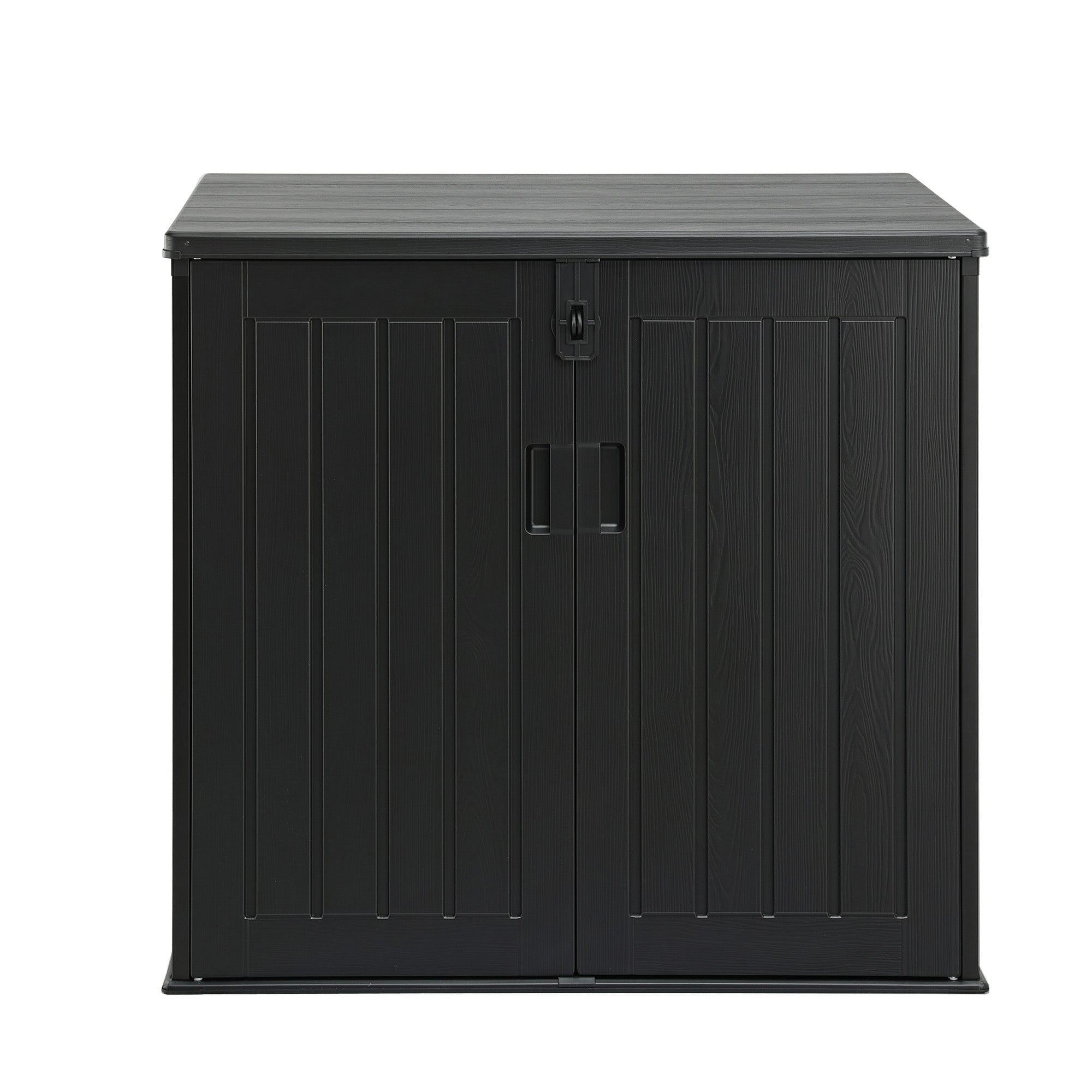Outdoor Storage Box 775L Container Lockable Cabinet Tool Organizer Shed Black - Home & Garden > Storage > Storage Boxes - Rivercity House & Home Co. (ABN 18 642 972 209) - Affordable Modern Furniture Australia