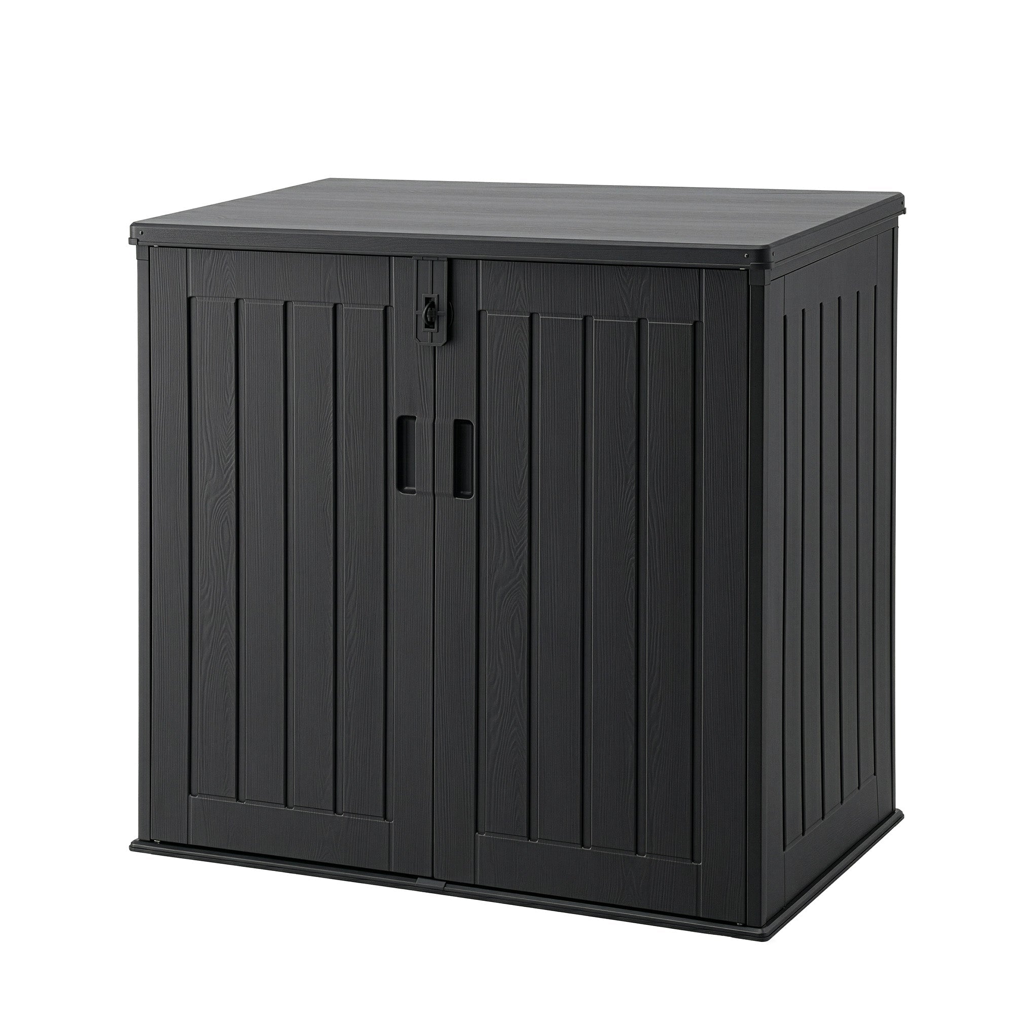 Outdoor Storage Box 775L Container Lockable Cabinet Tool Organizer Shed Black - Home & Garden > Storage > Storage Boxes - Rivercity House & Home Co. (ABN 18 642 972 209) - Affordable Modern Furniture Australia