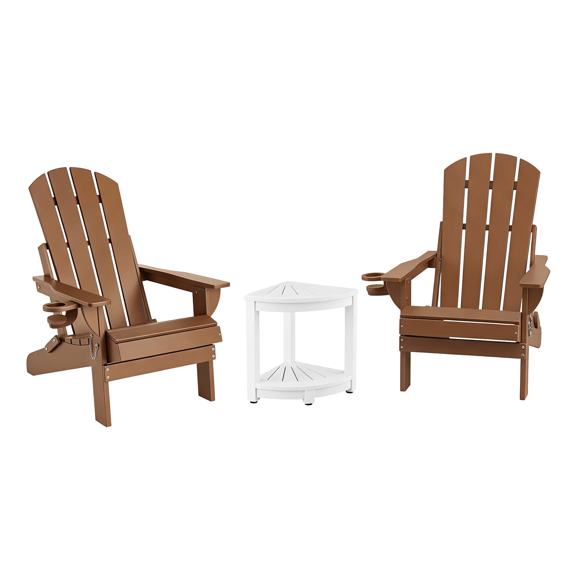 Outdoor Table and Chairs HDPE Folding Adirondack Beach Chair Patio Furniture - Furniture > Outdoor > Outdoor Chairs - Rivercity House & Home Co. (ABN 18 642 972 209) - Affordable Modern Furniture Australia