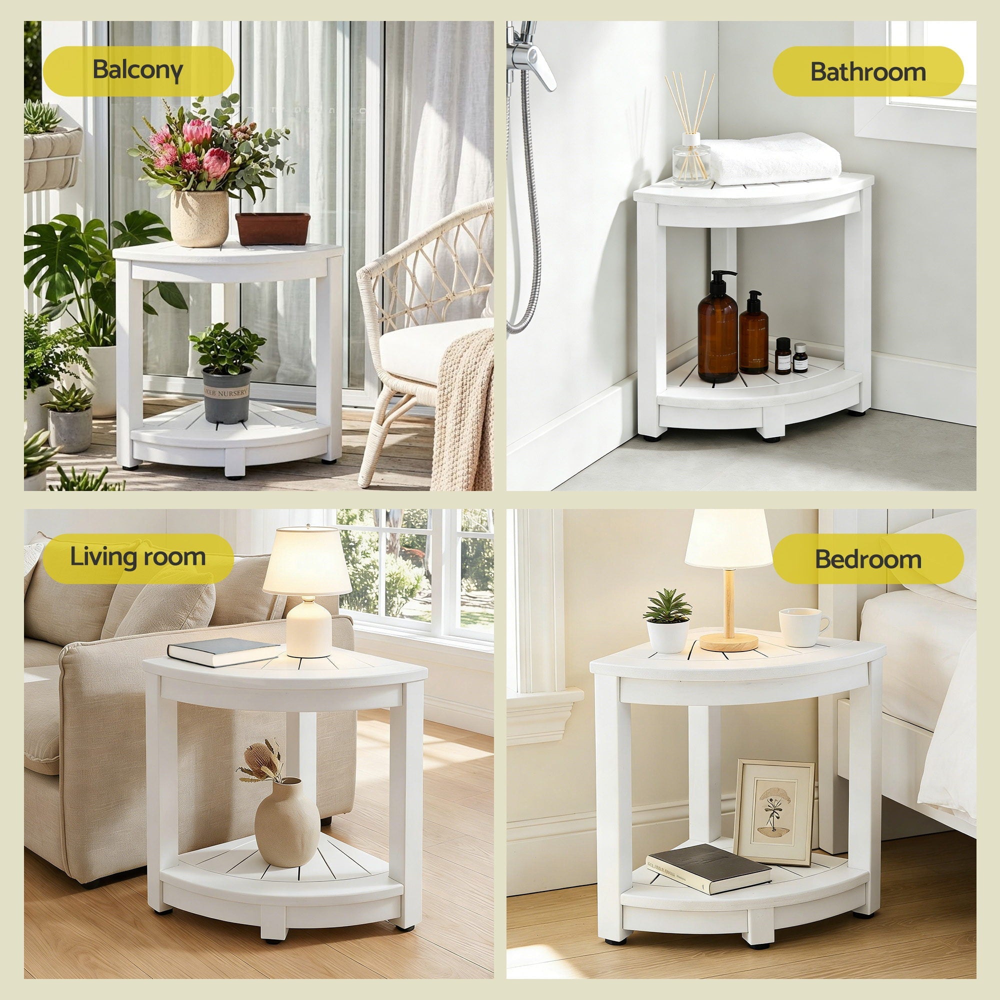 Outdoor Table and Chairs HDPE Folding Adirondack Beach Chair Patio Furniture White - Furniture > Outdoor > Outdoor Chairs - Rivercity House & Home Co. (ABN 18 642 972 209) - Affordable Modern Furniture Australia