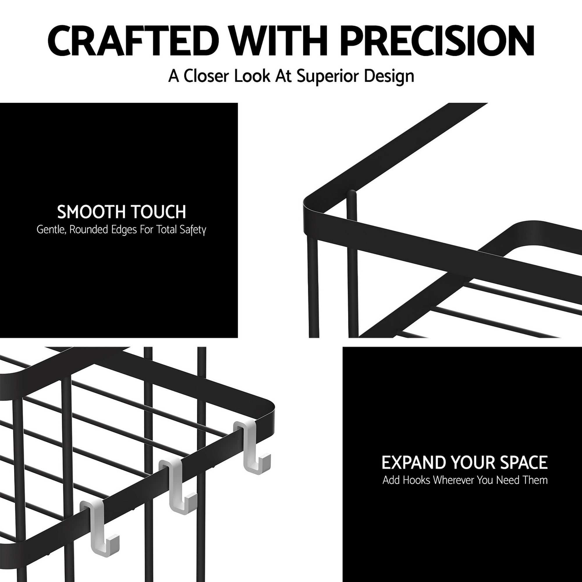 Over Toilet Storage Rack Bathroom Shelf Organizer 2 Tier - Furniture > Bathroom > Bathroom Cabinets, Cupboards & Storage - Rivercity House & Home Co. (ABN 18 642 972 209) - Affordable Modern Furniture Australia