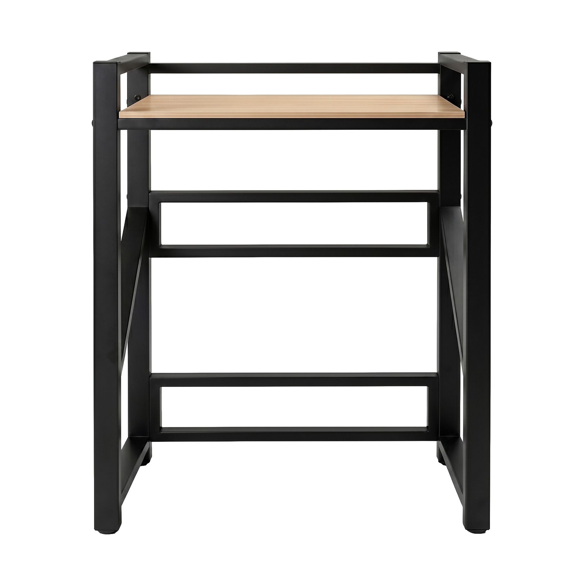 Over Washing Machine Rack Laundry Shelf Space Saver 75cm Black - Furniture > Bathroom > Bathroom Cabinets, Cupboards & Storage - Rivercity House & Home Co. (ABN 18 642 972 209) - Affordable Modern Furniture Australia