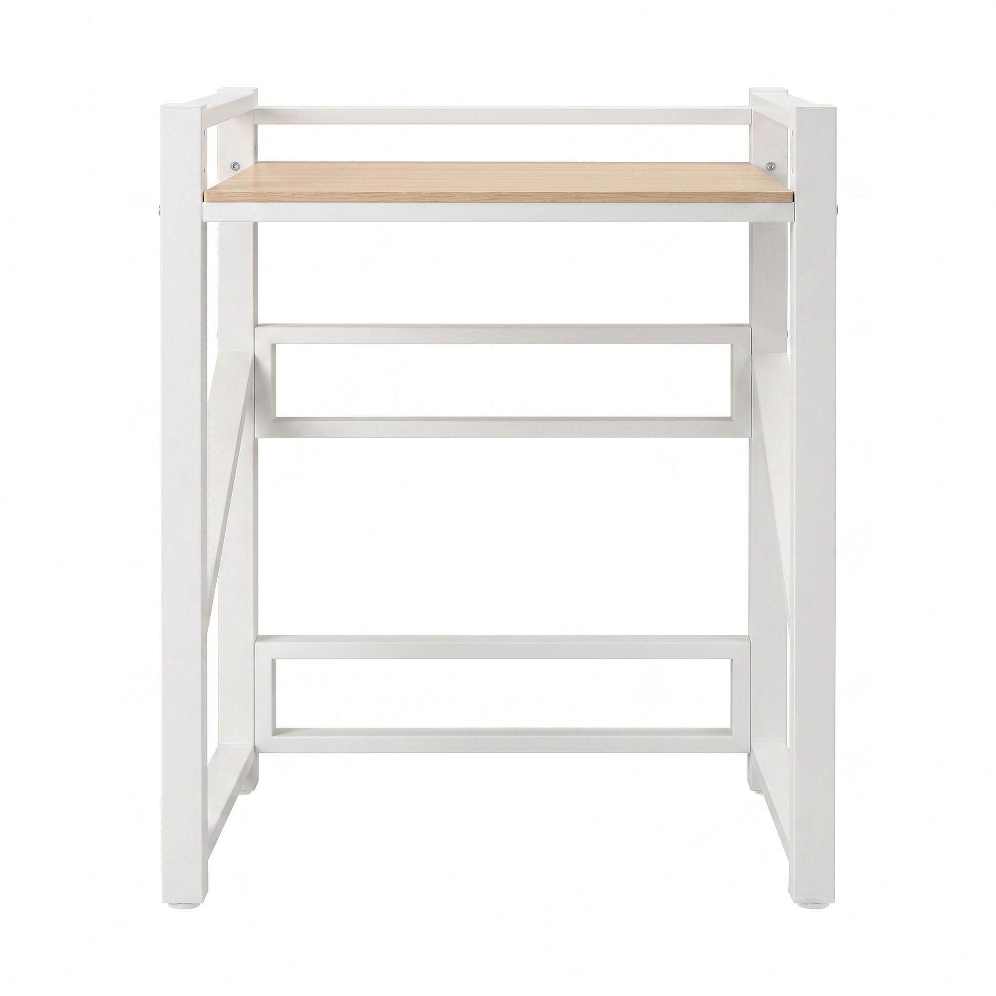 Over Washing Machine Rack Laundry Shelf Space Saver 75cm White - Furniture > Bathroom > Bathroom Cabinets, Cupboards & Storage - Rivercity House & Home Co. (ABN 18 642 972 209) - Affordable Modern Furniture Australia