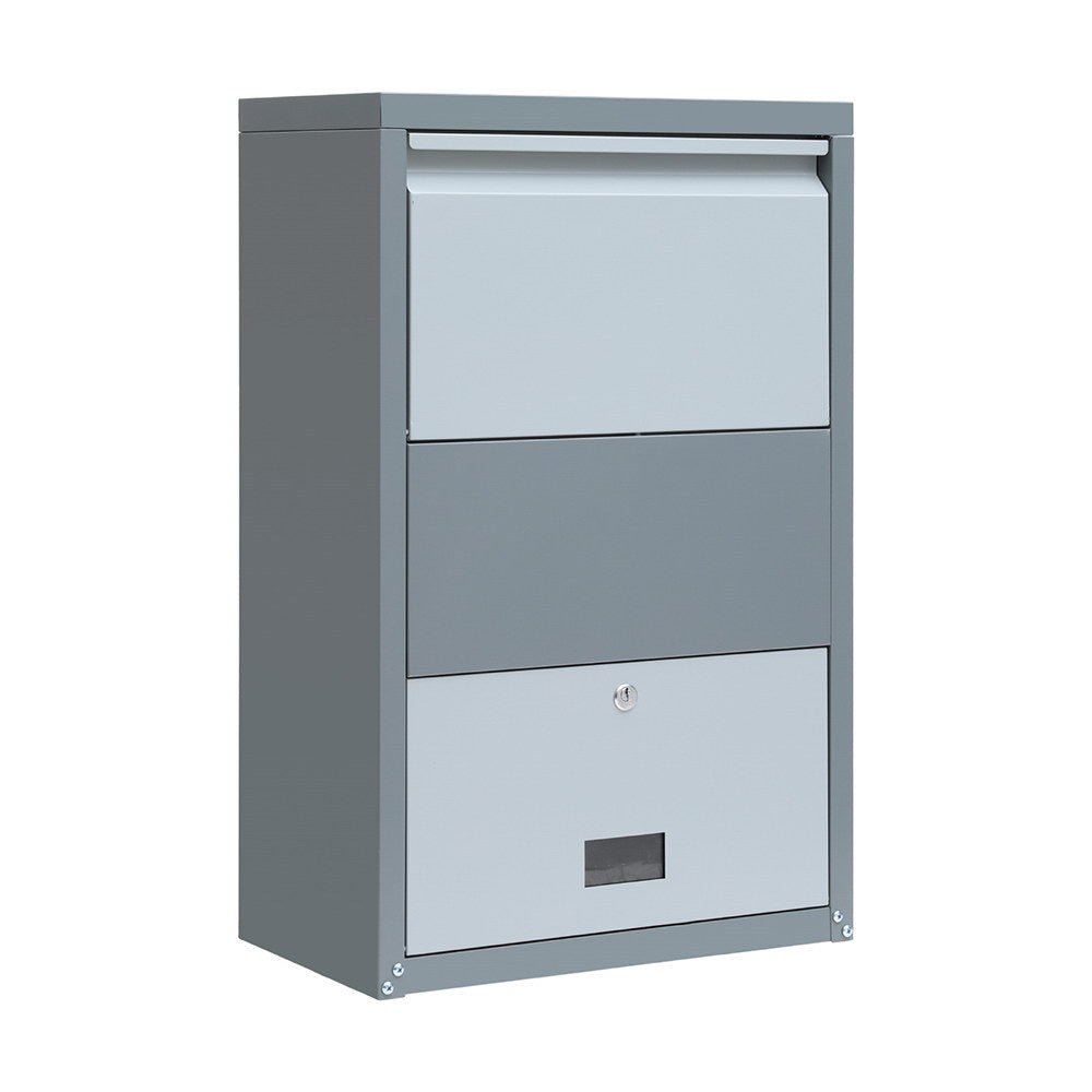 Parcel Letterbox Drop Box Package Grey - Home & Garden > Storage > Storage Cabinets & Lockers - Rivercity House & Home Co. (ABN 18 642 972 209) - Affordable Modern Furniture Australia
