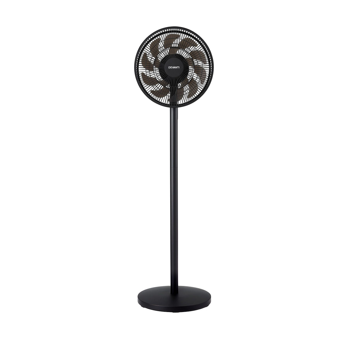 Pedestal Fan with Remote, 7 Speeds, 3 Heights, DC Motor - Black - Appliances > Fans > Portable Fans - Rivercity House & Home Co. (ABN 18 642 972 209) - Affordable Modern Furniture Australia