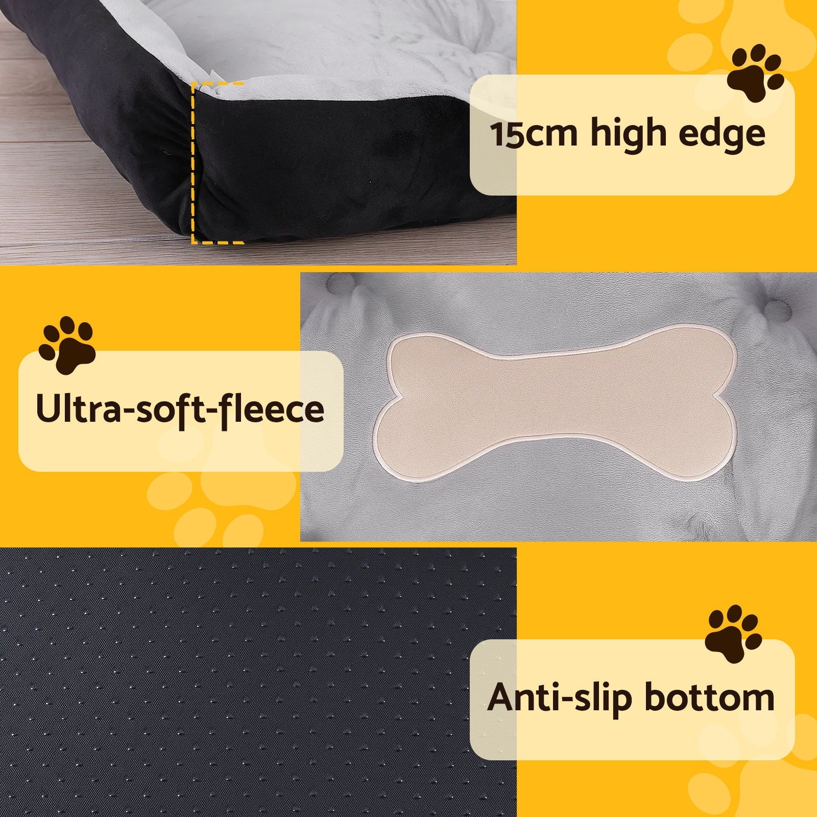 Pet Bed Dog Bed Soft PP Cotton Mat Sleeping Comfy Cushion Washable Extra Large - Pet Care > Dog Supplies > Dog Beds - Rivercity House & Home Co. (ABN 18 642 972 209) - Affordable Modern Furniture Australia
