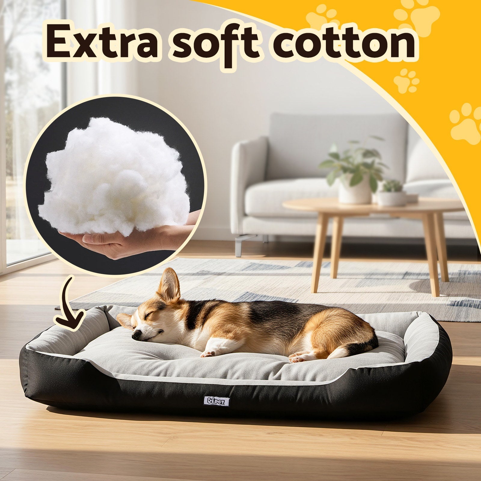 Pet Bed Dog Bed Soft PP Cotton Mat Sleeping Comfy Cushion Washable Extra Large - Pet Care > Dog Supplies > Dog Beds - Rivercity House & Home Co. (ABN 18 642 972 209) - Affordable Modern Furniture Australia