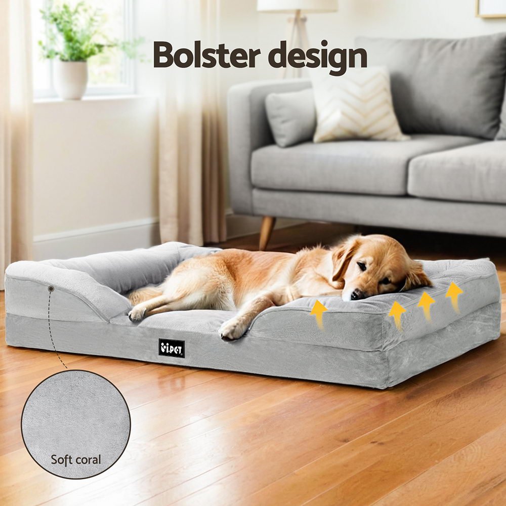 Pet Bed Dog Calming Soft Cushion Egg Crate Large Sofa Removable Washable - Pet Care > Dog Supplies - Rivercity House & Home Co. (ABN 18 642 972 209) - Affordable Modern Furniture Australia