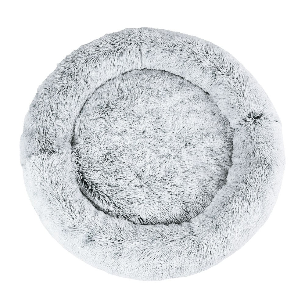 Pet Calming Bed Extra Large 110cm Charcoal Washable - Rivercity House & Home Co. (ABN 18 642 972 209) - Affordable Modern Furniture Australia