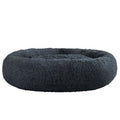 Pet Calming Bed Extra Large 110cm Dark Grey Washable