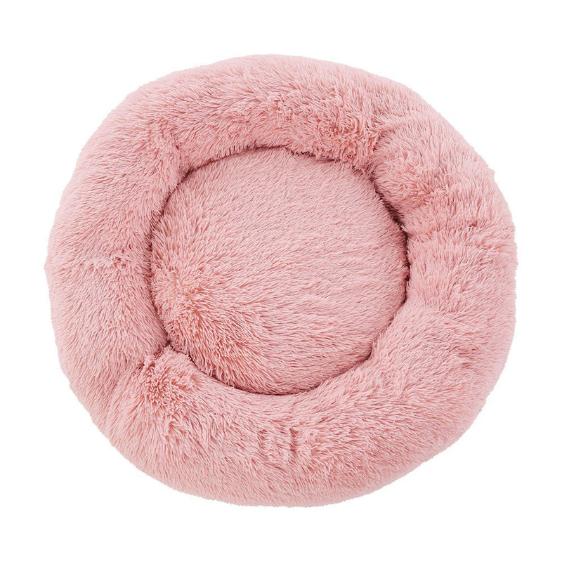 Pet Calming Bed Large 90cm Pink Washable - Rivercity House & Home Co. (ABN 18 642 972 209) - Affordable Modern Furniture Australia