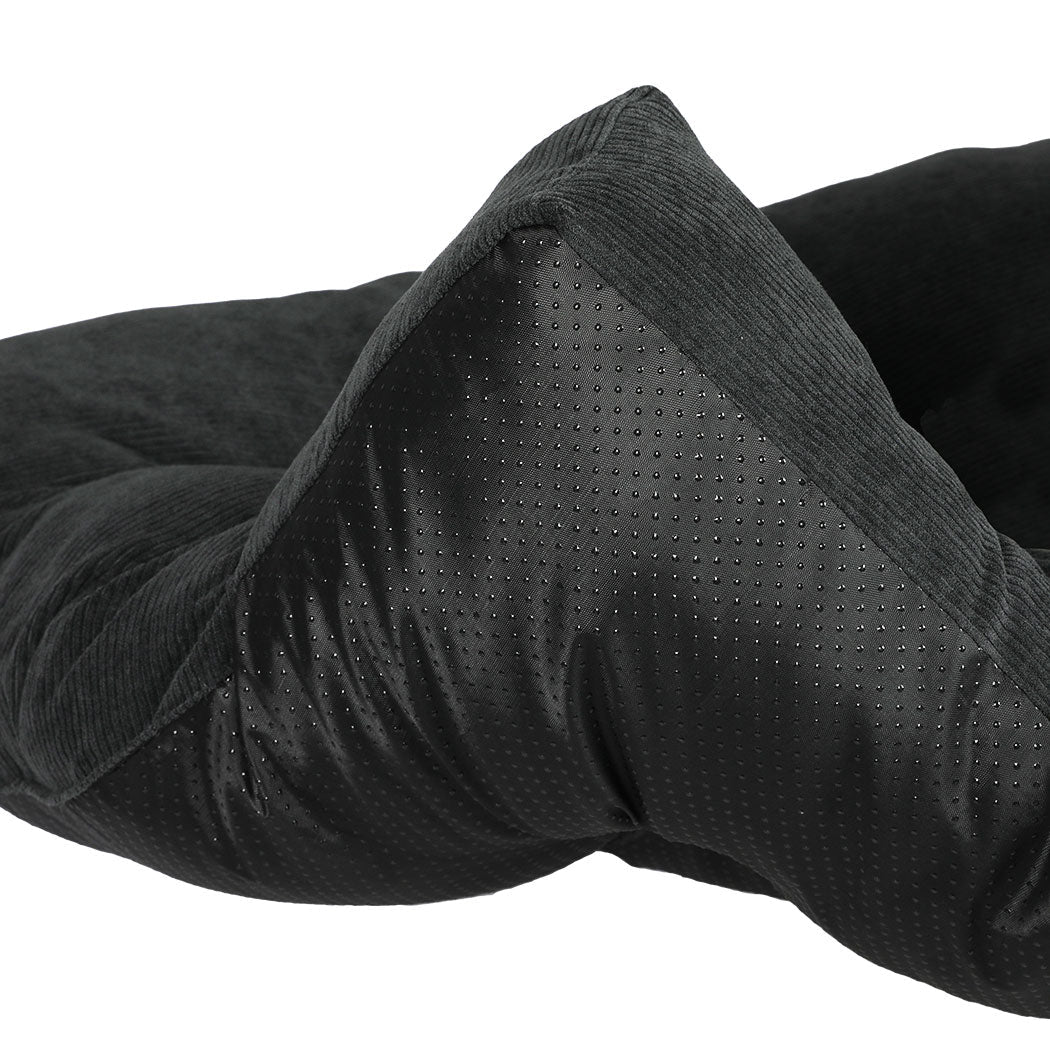 Pet Calming Bed Large Dog Cat Cushion - Dark Grey - Rivercity House & Home Co. (ABN 18 642 972 209) - Affordable Modern Furniture Australia