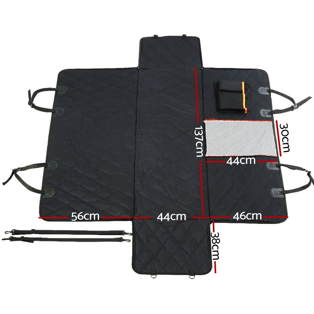 Pet Car Seat Cover Dog Hammock Waterproof Non-Slip Protector Mat - Black - Auto Accessories > Auto Accessories Others > Automotive Decor - Rivercity House & Home Co. (ABN 18 642 972 209) - Affordable Modern Furniture Australia